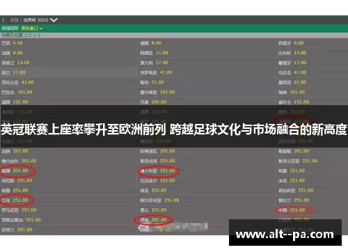 英冠联赛上座率攀升至欧洲前列 跨越足球文化与市场融合的新高度